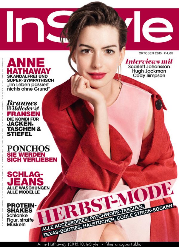 Anne Hathaway (2015.10. InStyle)