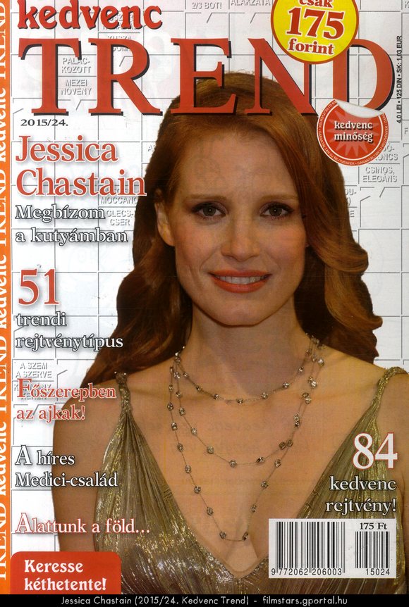 Jessica Chastain (2015/24. Kedvenc Trend)