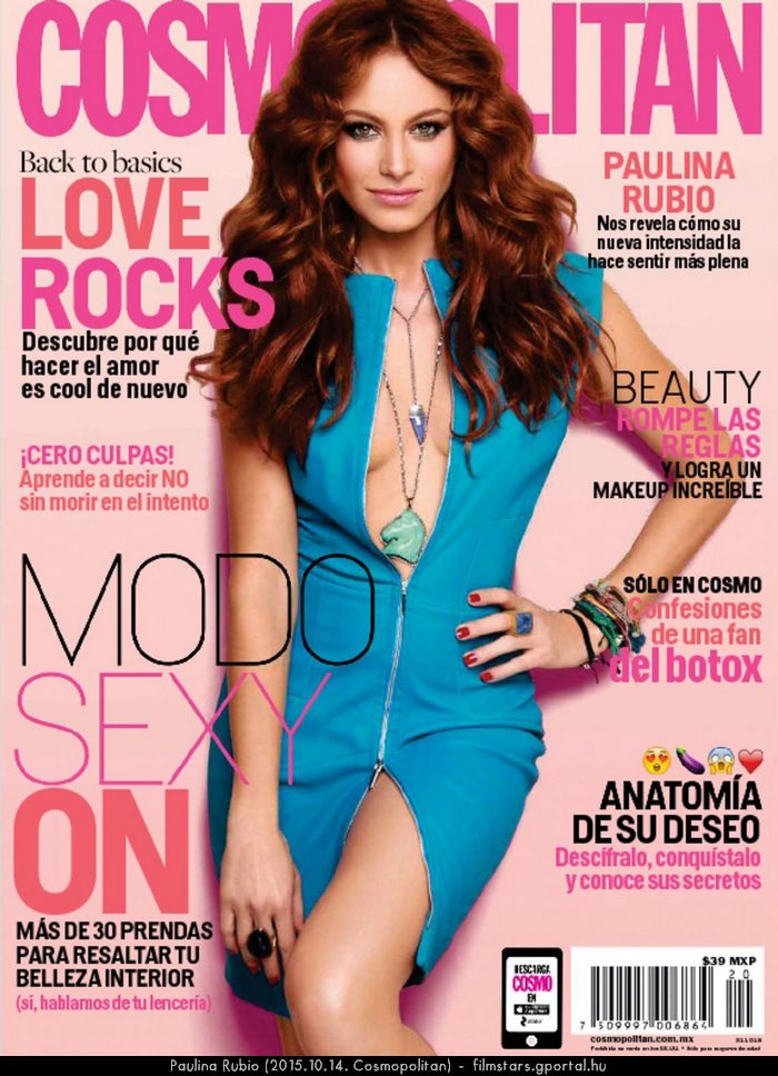 Paulina Rubio (2015.10.14. Cosmopolitan)
