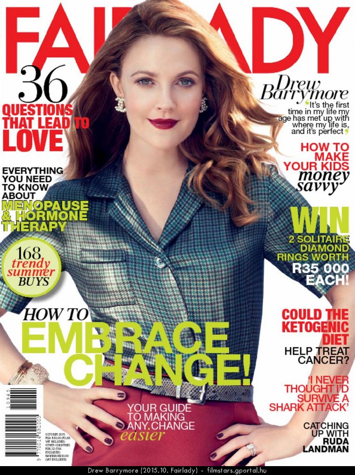 Drew Barrymore (2015.10. Fairlady)