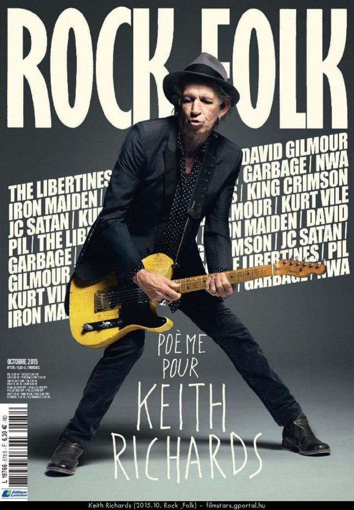 Keith Richards (2015.10. Rock & Folk)