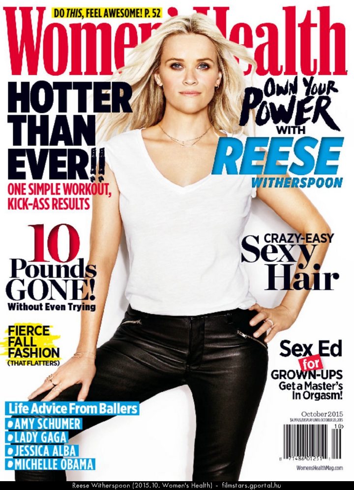 Reese Witherspoon (2015.10. Women's Health)