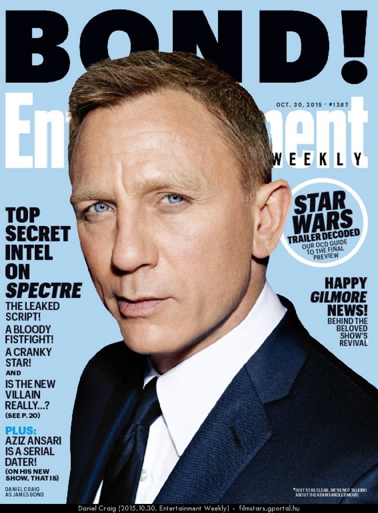 Daniel Craig (2015.10.30. Entertainment Weekly)