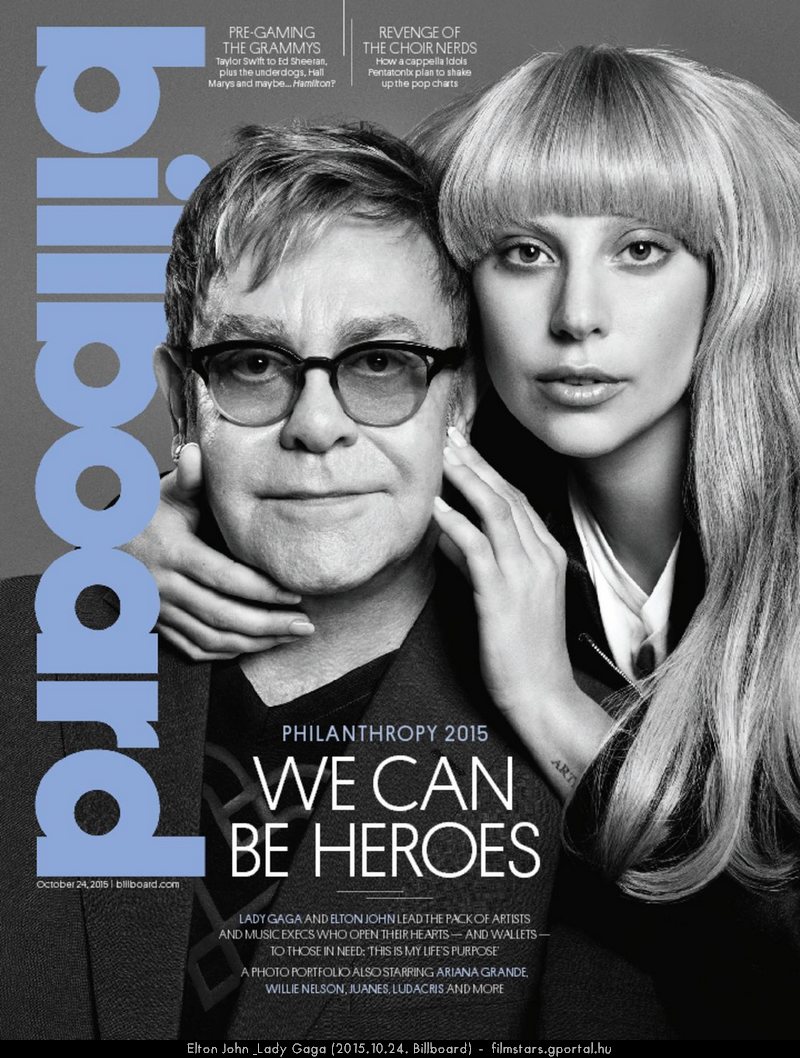 Elton John & Lady Gaga (2015.10.24. Billboard)