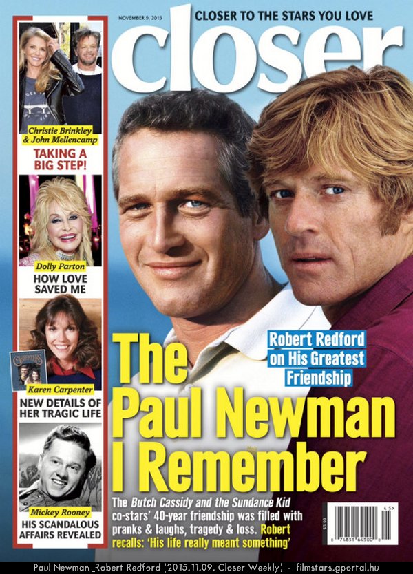 Paul Newman & Robert Redford (2015.11.09. Closer Weekly)