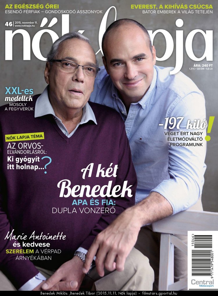Benedek Mikls & Benedek Tibor (2015.11.11. Nk lapja)