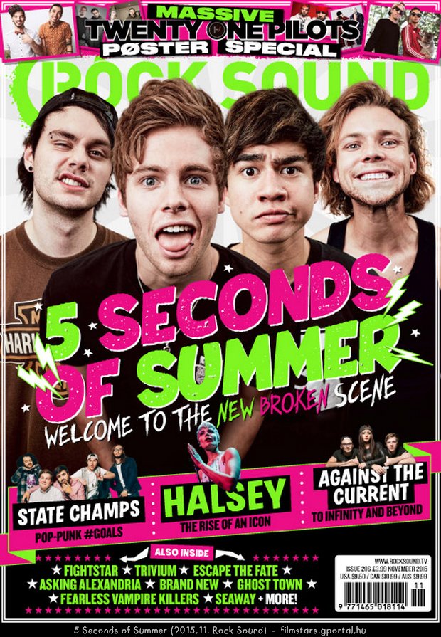 5 Seconds of Summer (2015.11. Rock Sound)