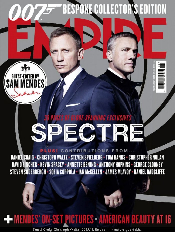 Daniel Craig & Christoph Waltz (2015.11. Empire)