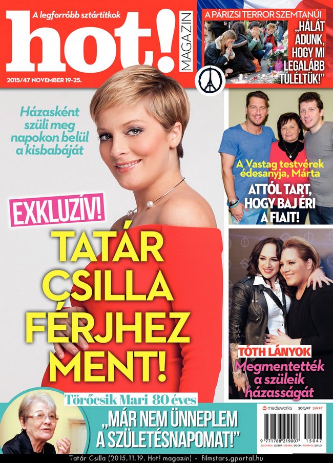 Tatr Csilla (2015.11.19. Hot! magazin)