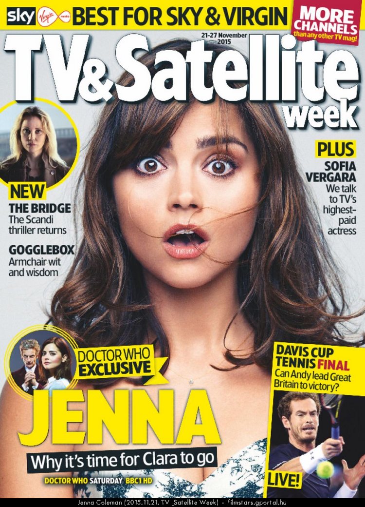Jenna Coleman (2015.11.21. TV & Satellite Week)