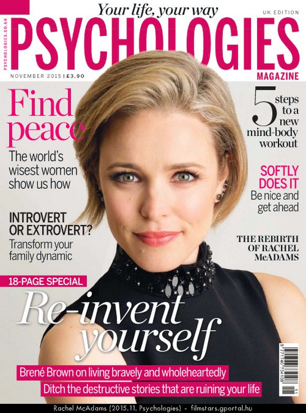 Rachel McAdams (2015.11. Psychologies)