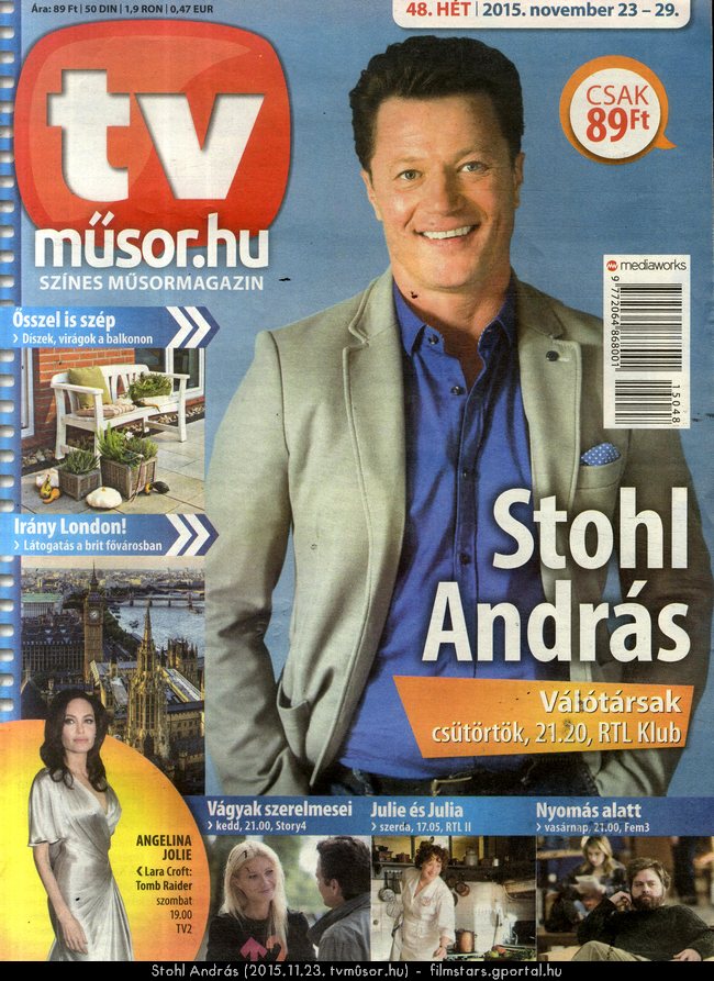 Stohl Andrs (2015.11.23. tvmsor.hu)