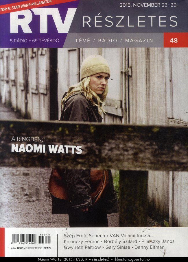 Naomi Watts (2015.11.23. Rtv rszletes)