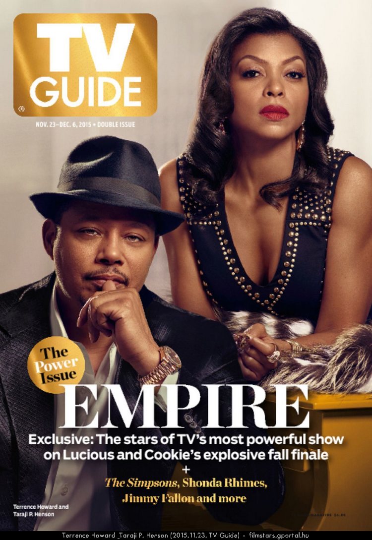 Terrence Howard & Taraji P. Henson (2015.11.23. TV Guide)