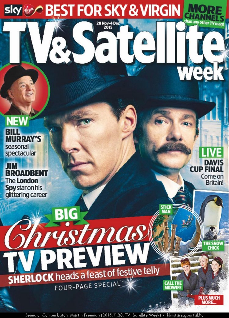 Benedict Cumberbatch & Martin Freeman (2015.11.28. TV & Satellite Week)