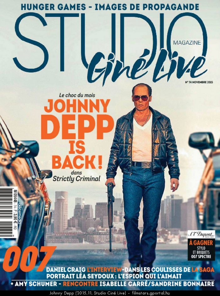 Johnny Depp (2015.11. Studio Cin Live)