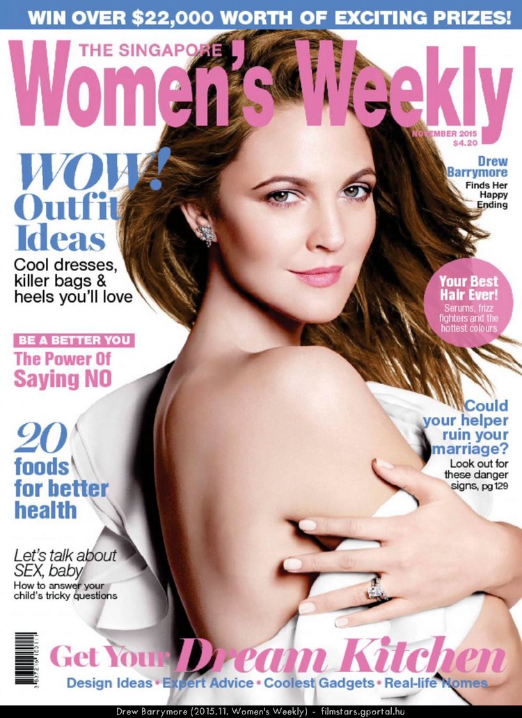 Drew Barrymore (2015.11. Women's Weekly)