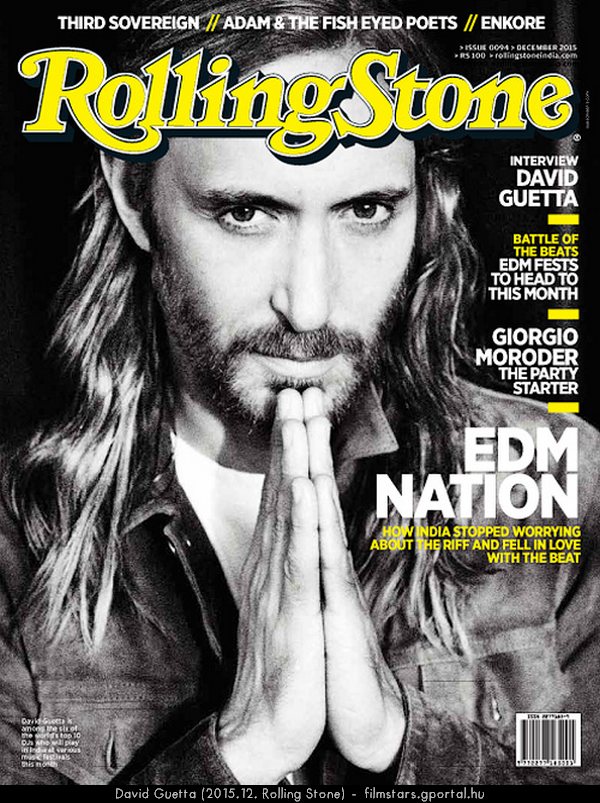 David Guetta (2015.12. Rolling Stone)
