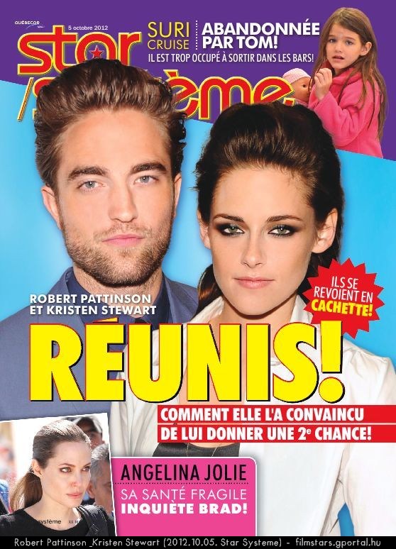 Robert Pattinson & Kristen Stewart (2012.10.05. Star Système)