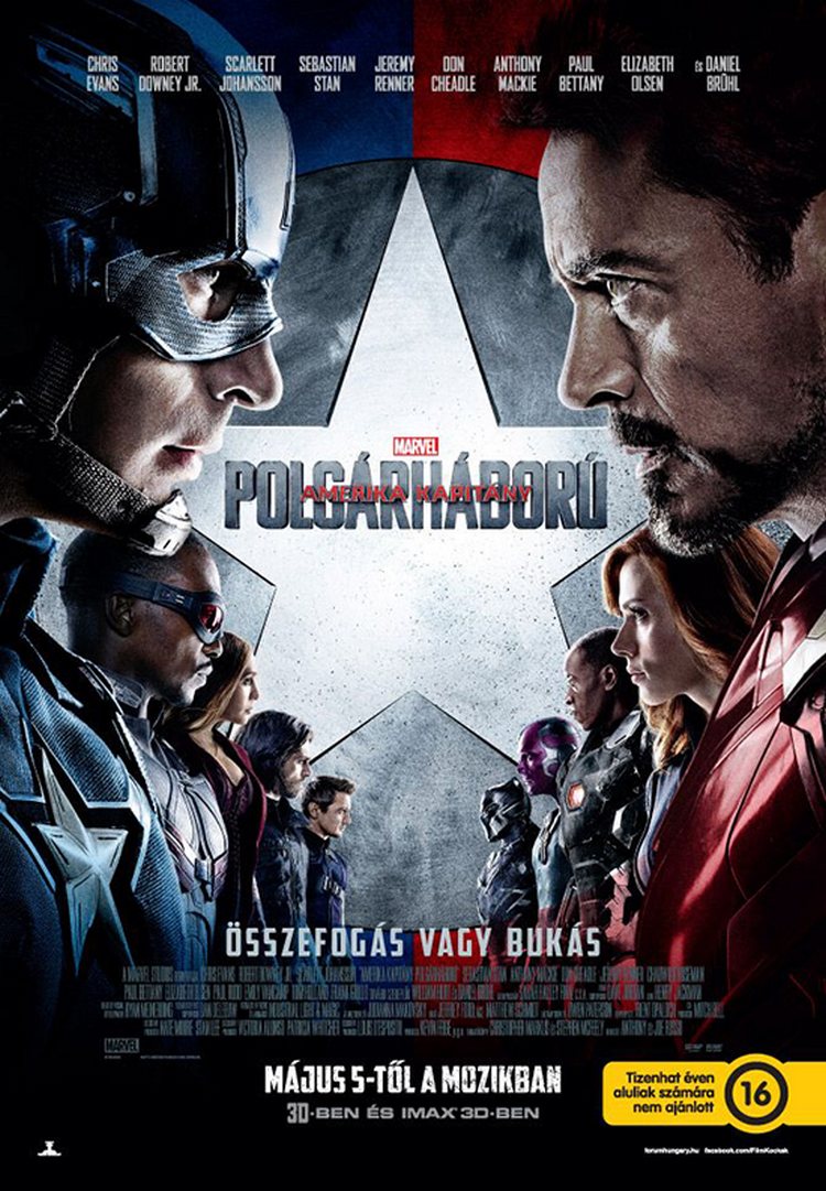 Amerika Kapitny: Polgrhbor (Captain America: Civil War) (2016)
