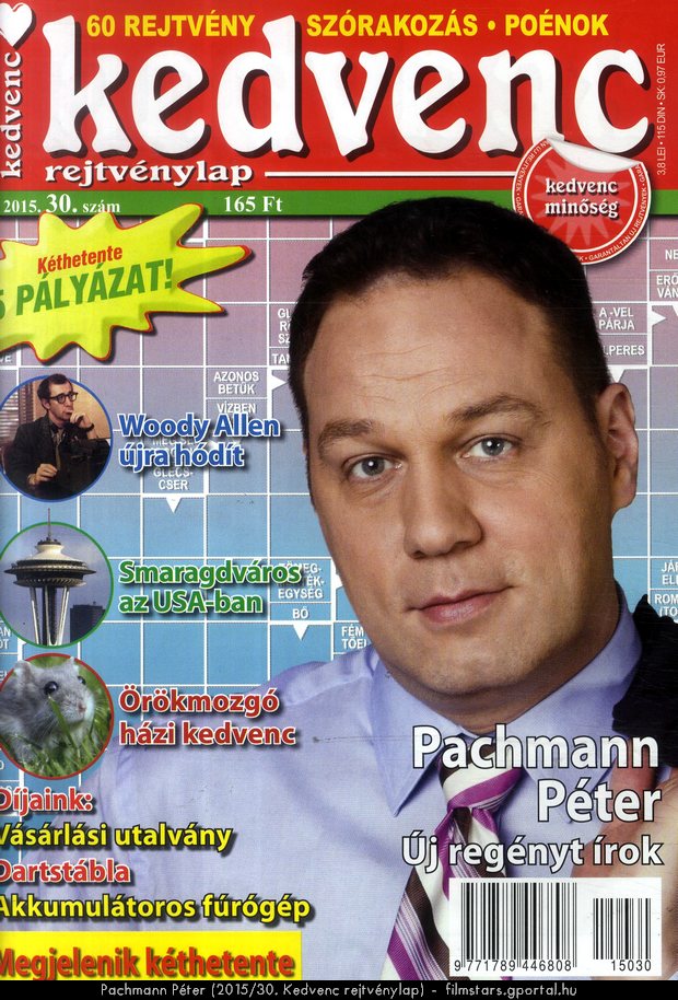 Pachmann Pter (2015/30. Kedvenc rejtvnylap)