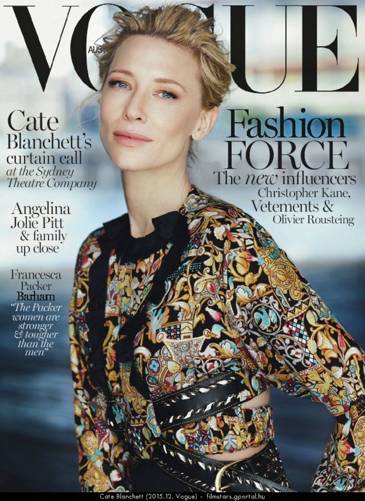 Cate Blanchett (2015.12. Vogue)