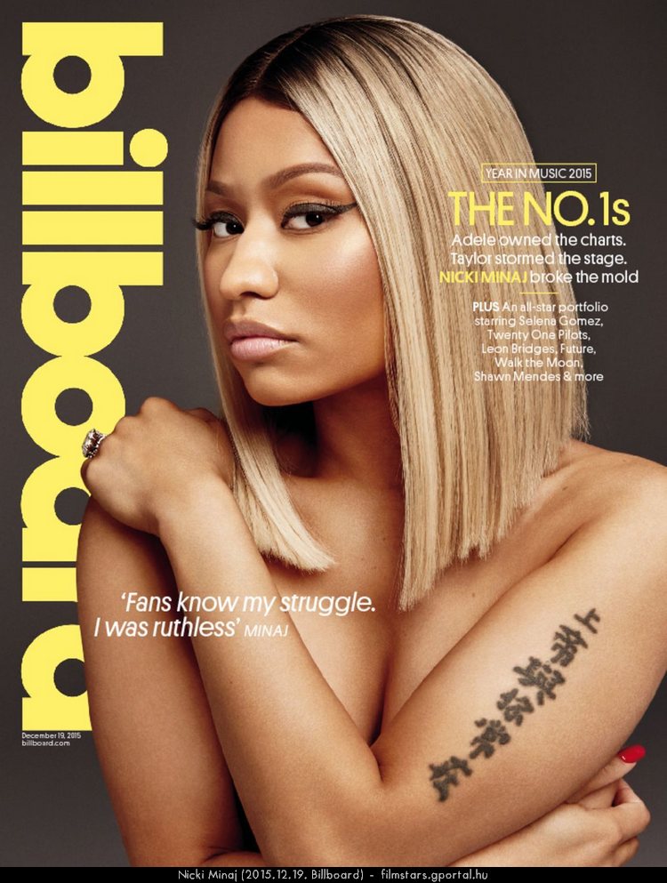 Nicki Minaj (2015.12.19. Billboard)