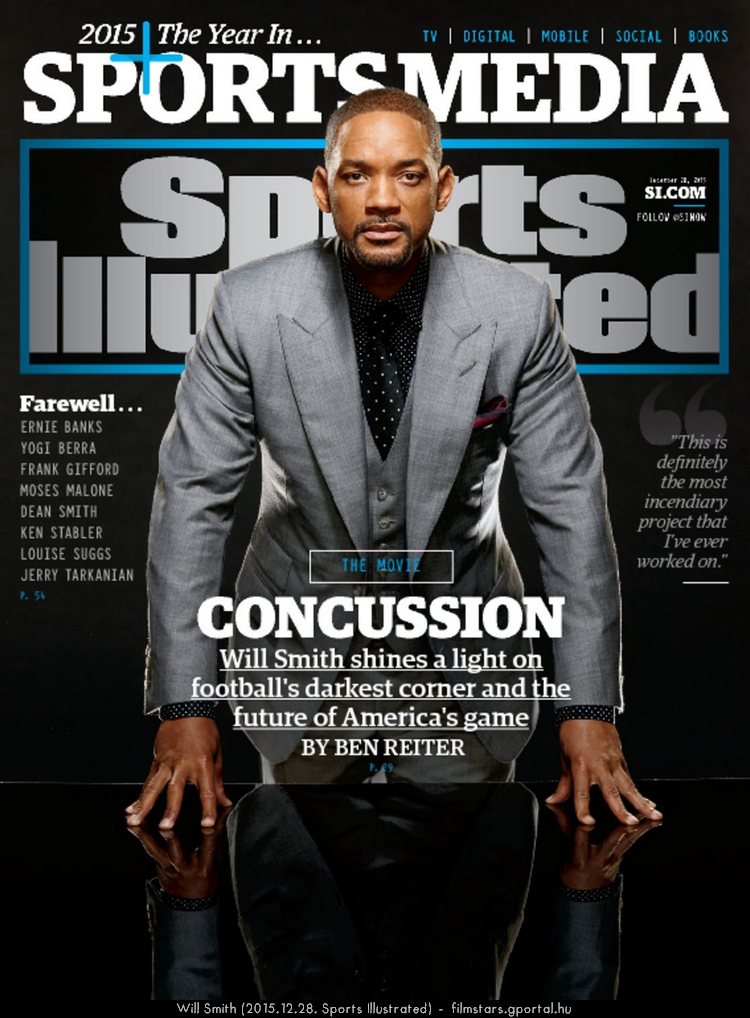 Will Smith (2015.12.28. Sports Illustrated)