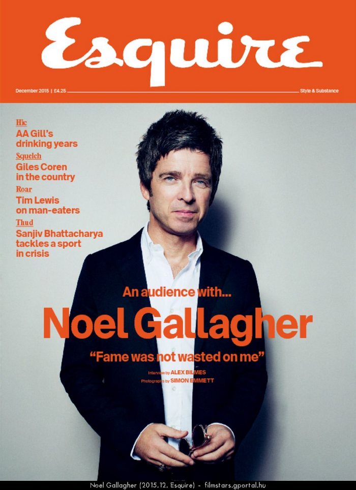 Noel Gallagher (2015.12. Esquire)