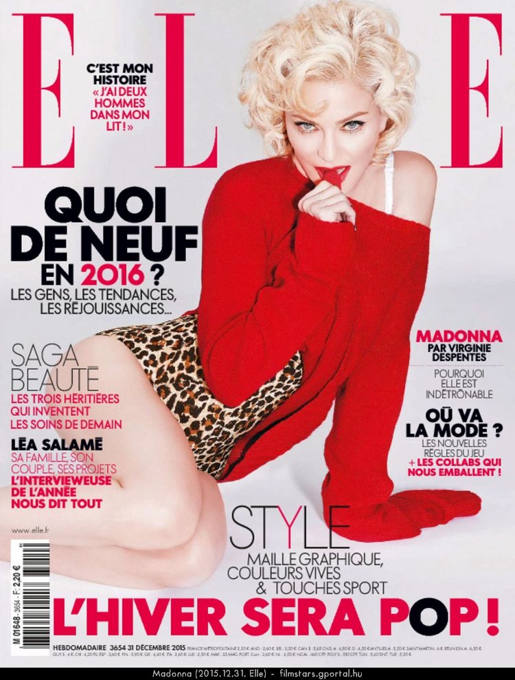 Madonna (2015.12.31. Elle)