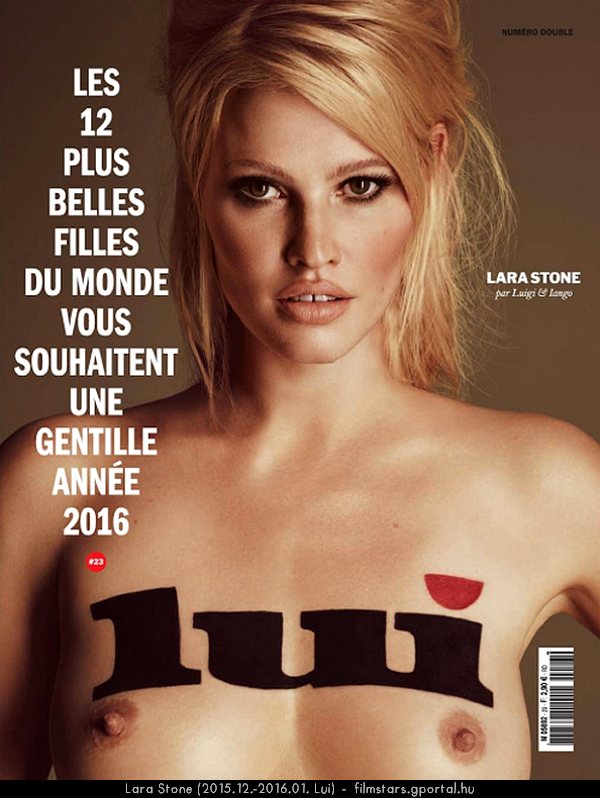 Lara Stone (2015.12.-2016.01. Lui)