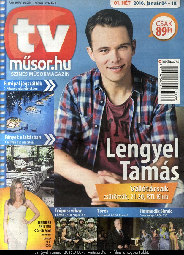 Lengyel Tams (2016.01.04. tvmsor.hu)