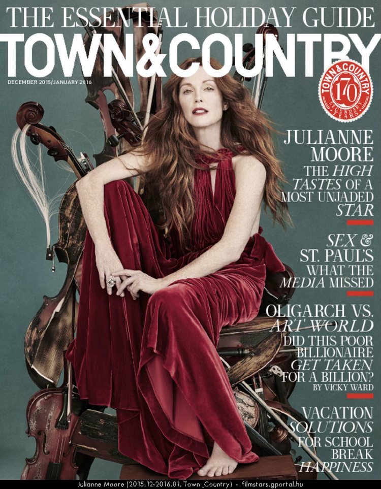 Julianne Moore (2015.12-2016.01. Town & Country)