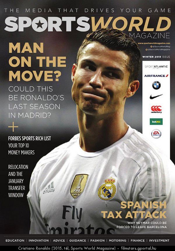 Cristiano Ronaldo (2015. tl, Sports World Magazine)