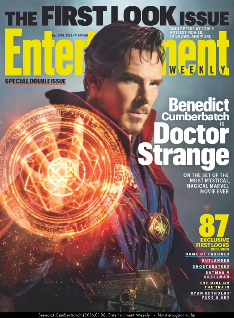 Benedict Cumberbatch (2016.01.08. Entertainment Weekly)