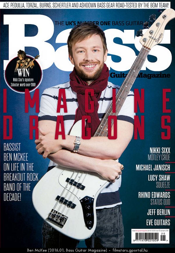 Ben McKee (2016.01. Bass Guitar Magazine)