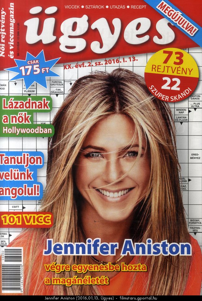 Jennifer Aniston (2016.01.13. gyes)