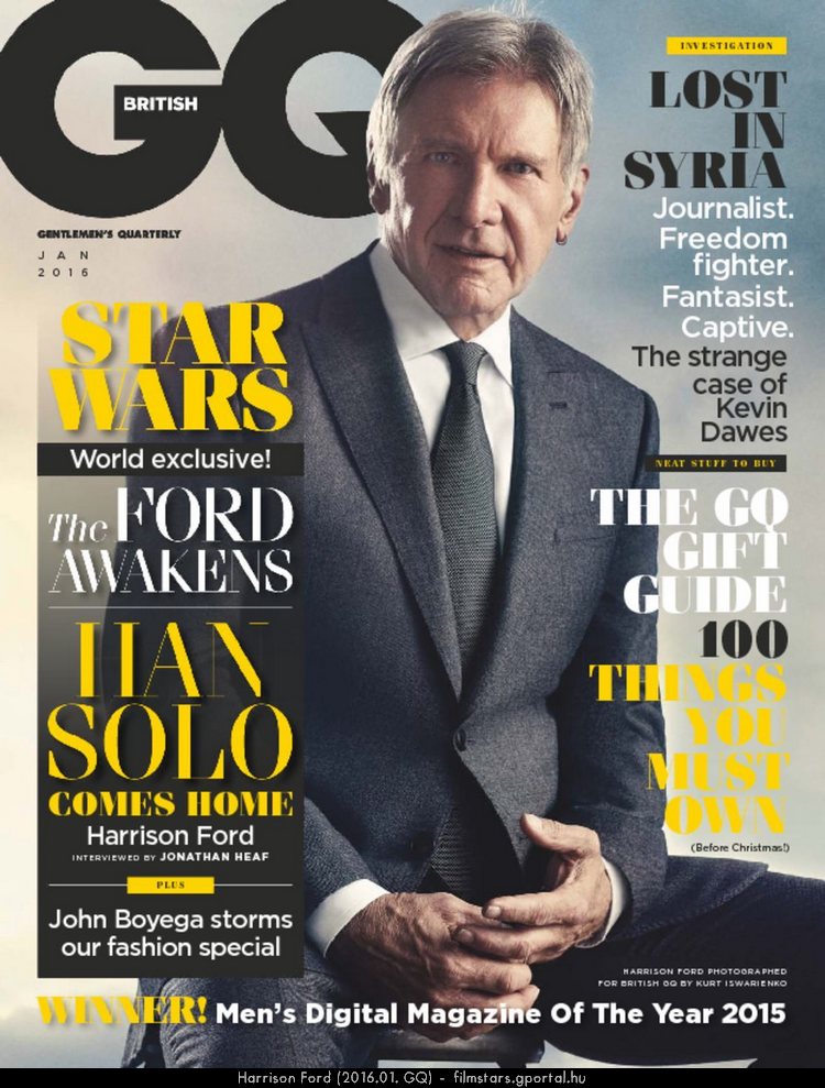 Harrison Ford (2016.01. GQ)