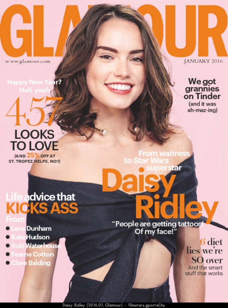 Daisy Ridley (2016.01. Glamour)