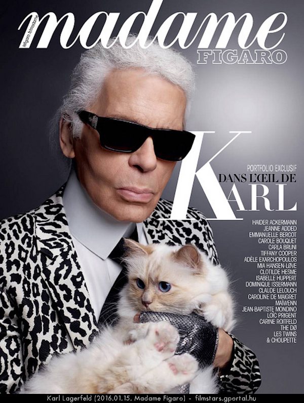 Karl Lagerfeld (2016.01.15. Madame Figaro)