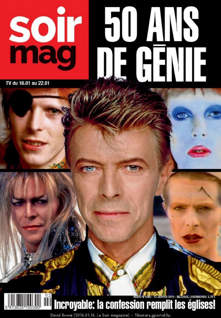 David Bowie (2016.01.16. Le Soir magazine)