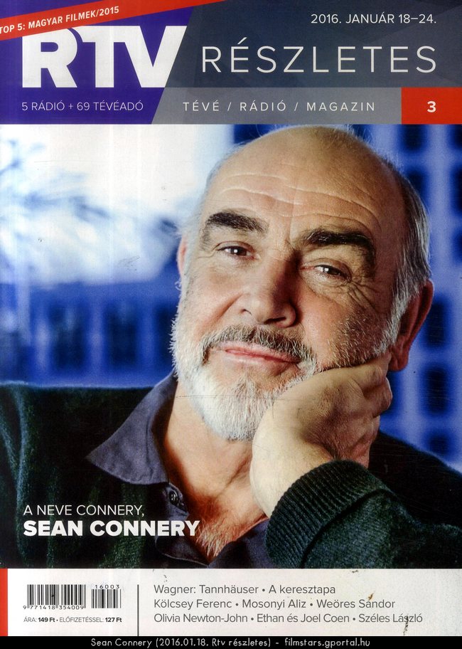 Sean Connery (2016.01.18. Rtv rszletes)