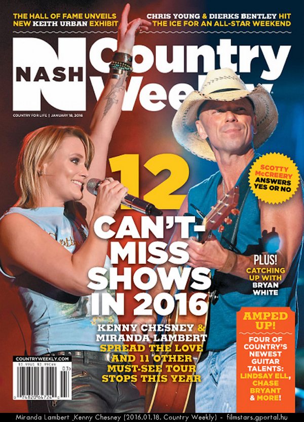 Miranda Lambert & Kenny Chesney (2016.01.18. Country Weekly)