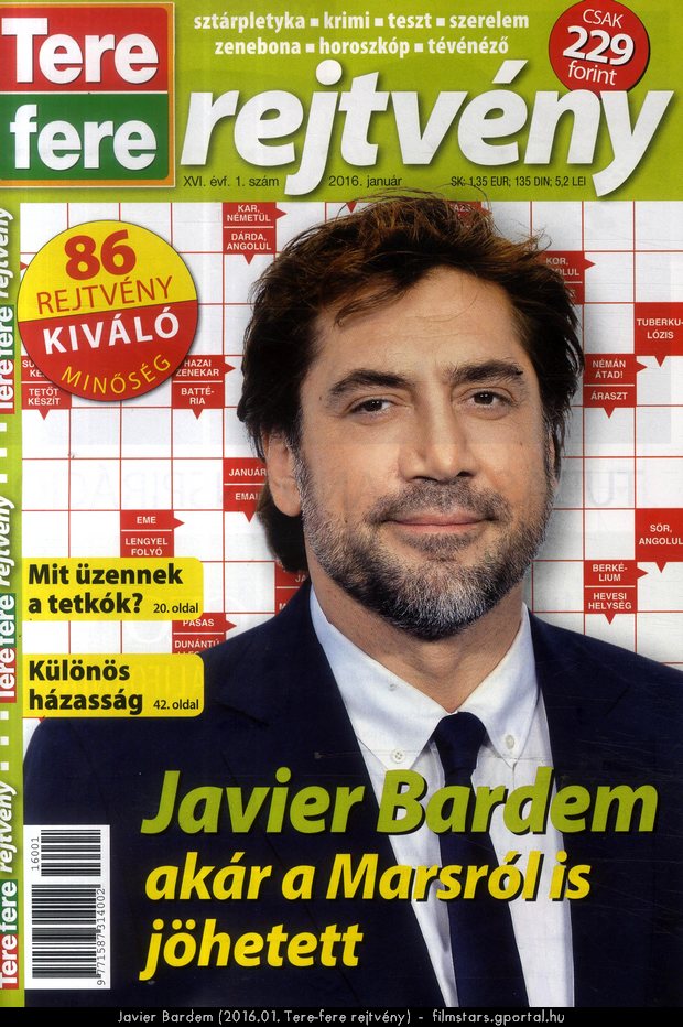 Javier Bardem (2016.01. Tere-fere rejtvny)