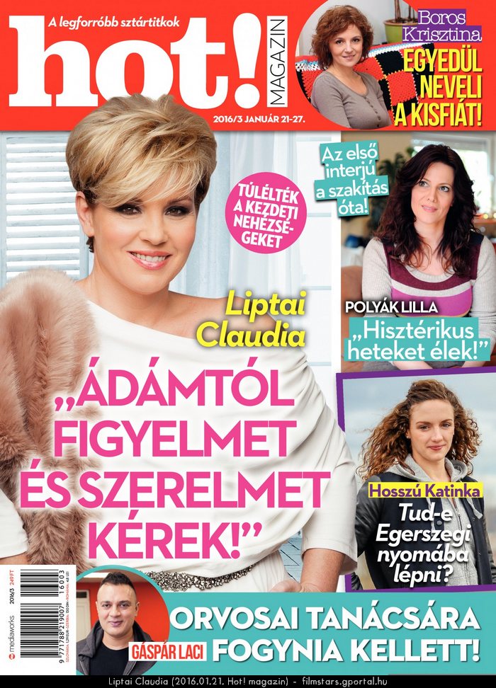 Liptai Claudia (2016.01.21. Hot! magazin)