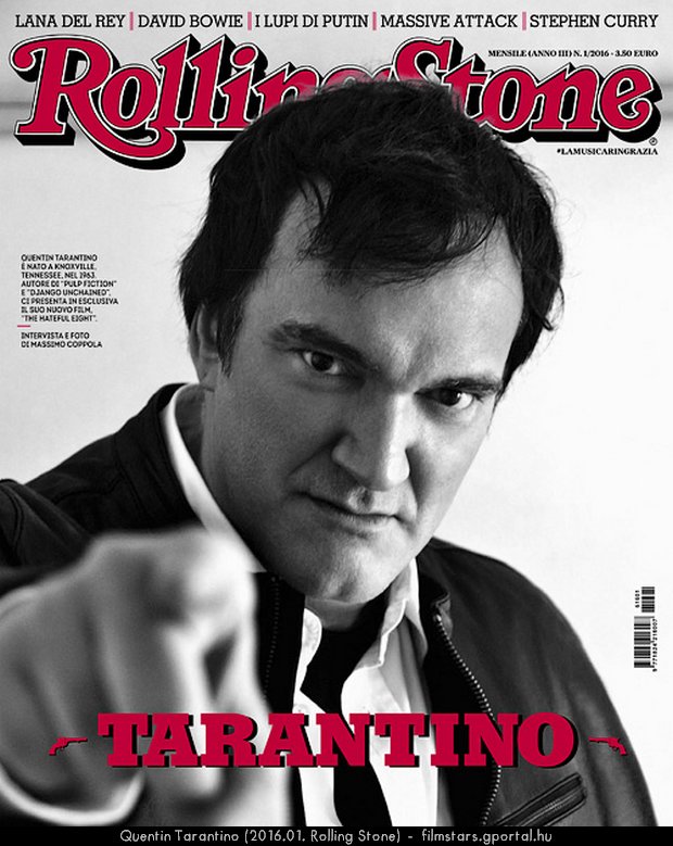 Quentin Tarantino (2016.01. Rolling Stone)