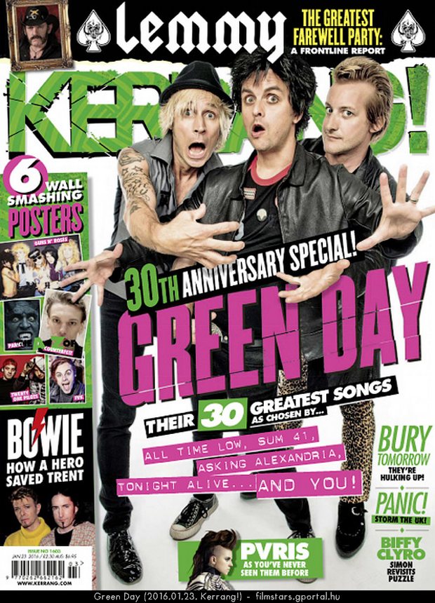 Green Day (2016.01.23. Kerrang!)