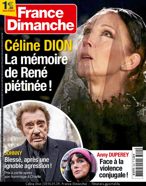 Cline Dion (2016.01.29. France Dimanche)