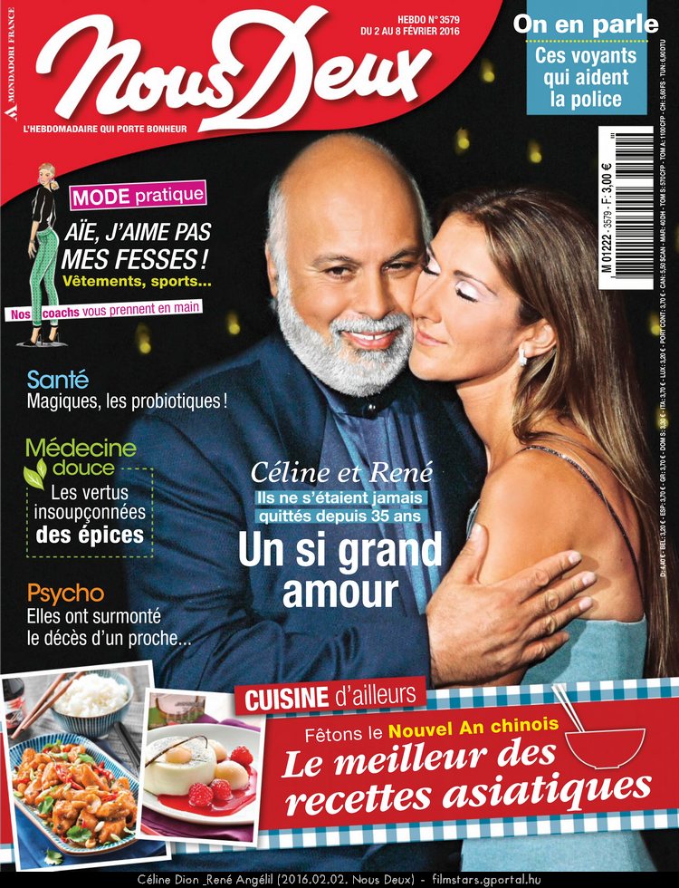Cline Dion & Ren Anglil (2016.02.02. Nous Deux)