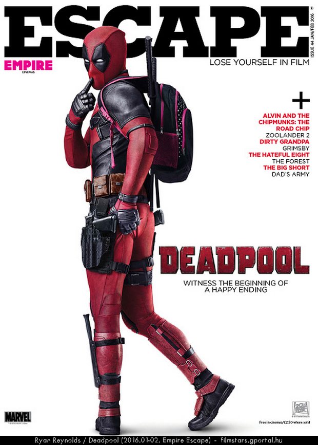Ryan Reynolds / Deadpool (2016.01-02. Empire Escape)
